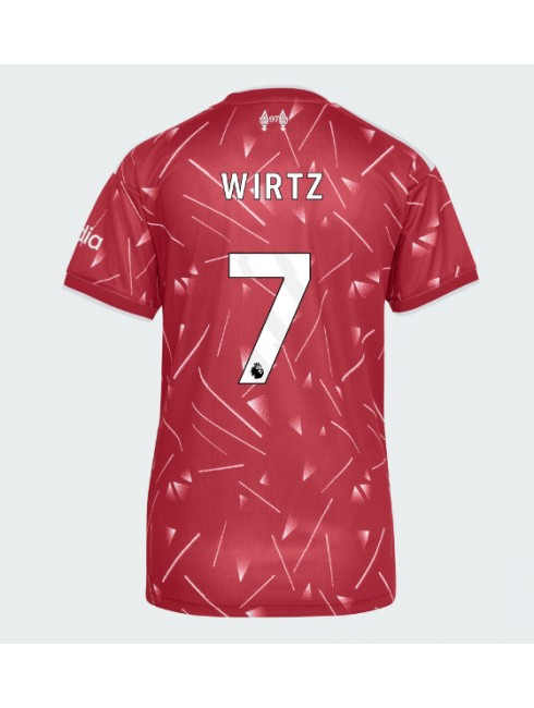 Liverpool Florian Wirtz #7 Heimtrikot für Frauen 2026-27 Kurzarm Liverpool Florian Wirtz #7 Heimtrikot für Frauen 2026-27 Kurzarm